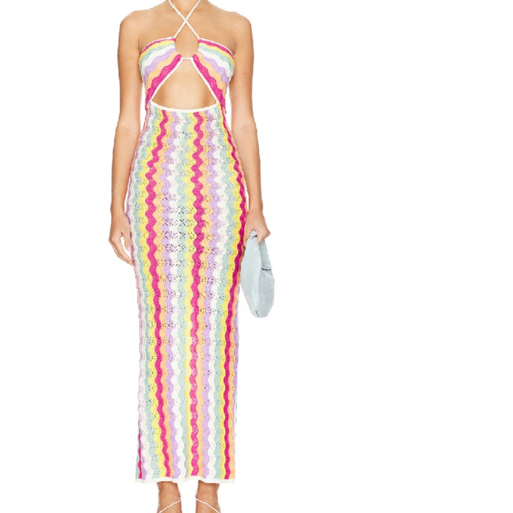 Revolve Multicolor Knitted Dress